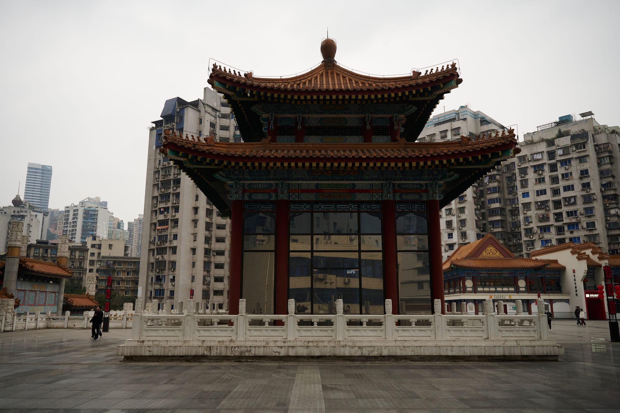 Kuixing building - Chongqing rooftop plaza