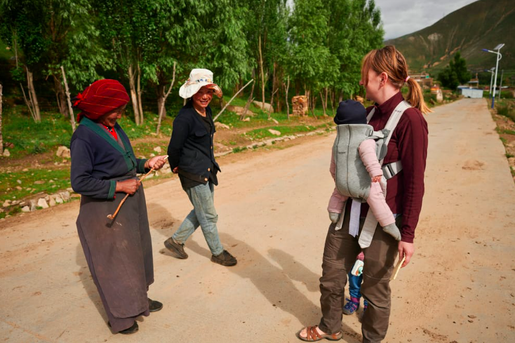 Exploring Tibetan countryside with the best Tibetan travel agent - Tibet Vista