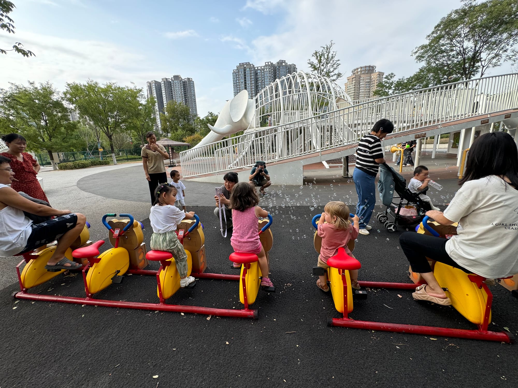 Playground in Xingqinggong Park in Xi'an