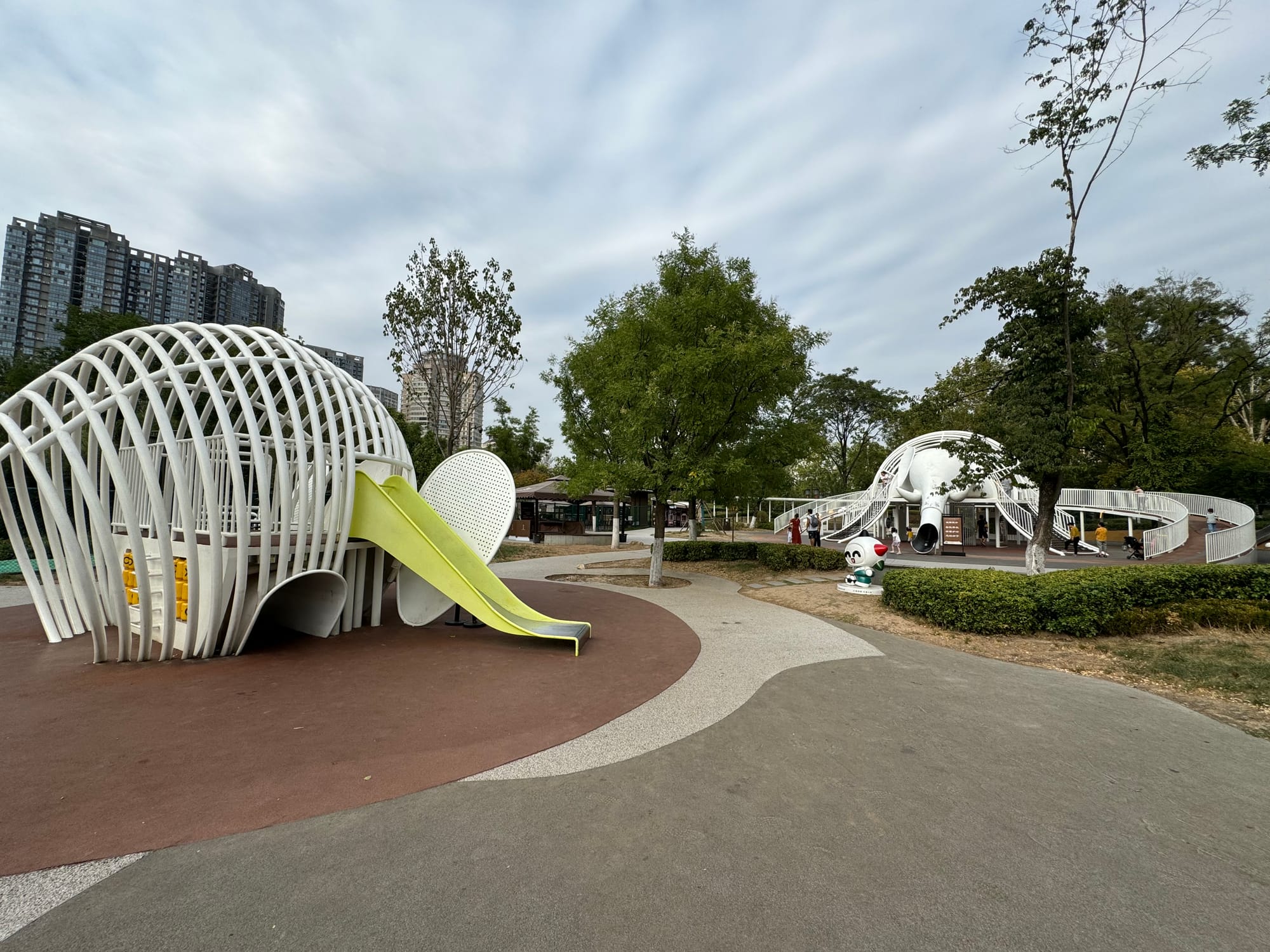 Playground in Xingqinggong Park in Xi'an