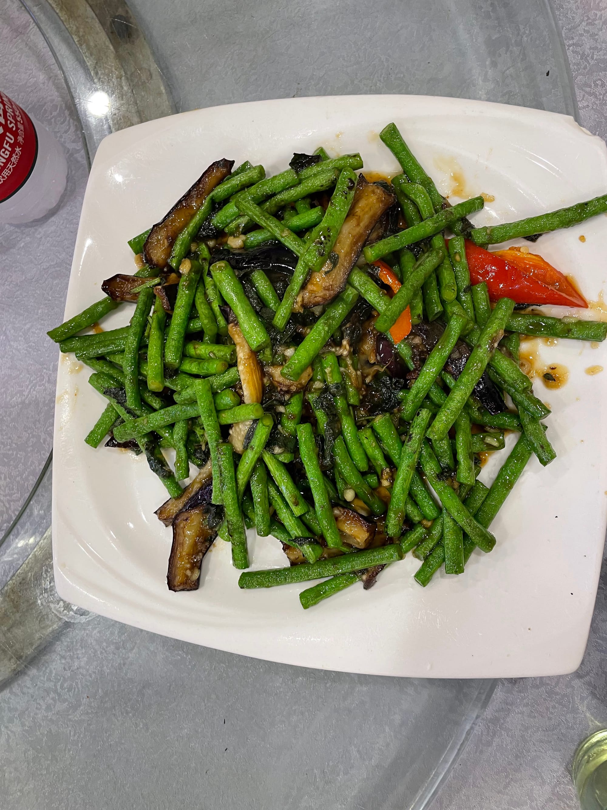 Stir-fried Green Beans with Pork (乾扁四季豆)