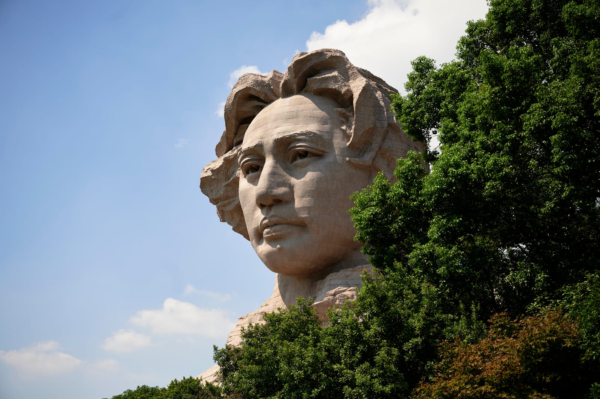 Young Mao Zedong statue in Changsha