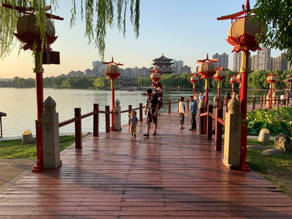 Exploring Xi'an with kids